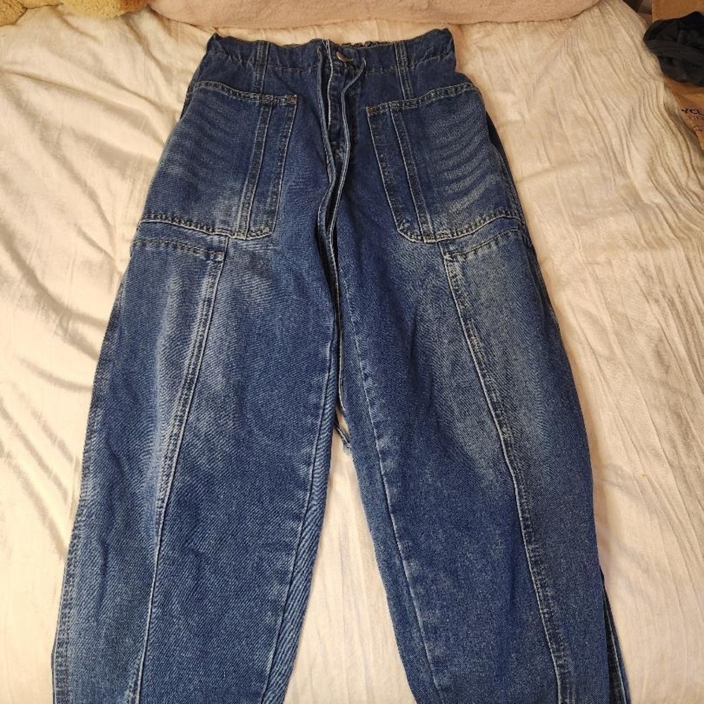 Casual Blue Denim Pants